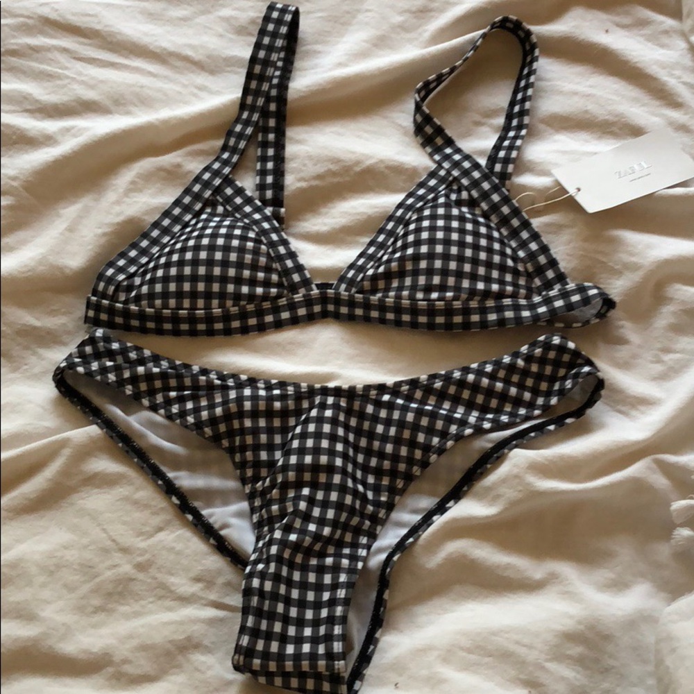 Cheeky Gingham Bikini Set